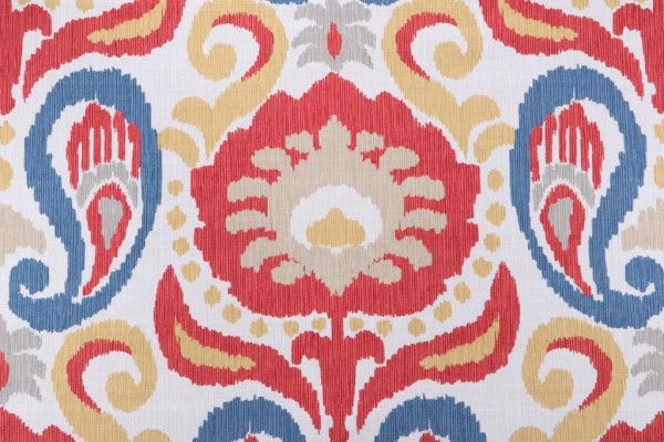 Kaufmann Saphira Printed Cotton Drapery Fabric in Fiesta