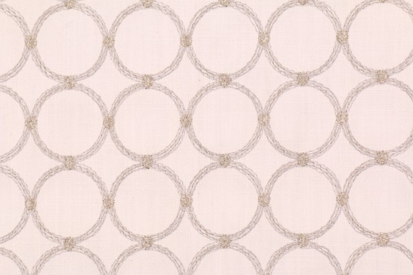 PK Lifestyles Ringtone Embroidered Drapery Fabric in Mineral