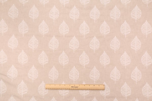 PK Lifestyles Elm Embroidery Decorator Fabric in Parchment