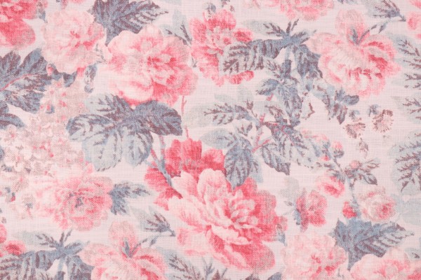 Waverly Beatrice Printed Cotton Blend Drapery Fabric in Old Glory