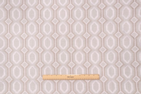 Waverly Maisie Emb Embroidered Drapery Fabric in Smoke