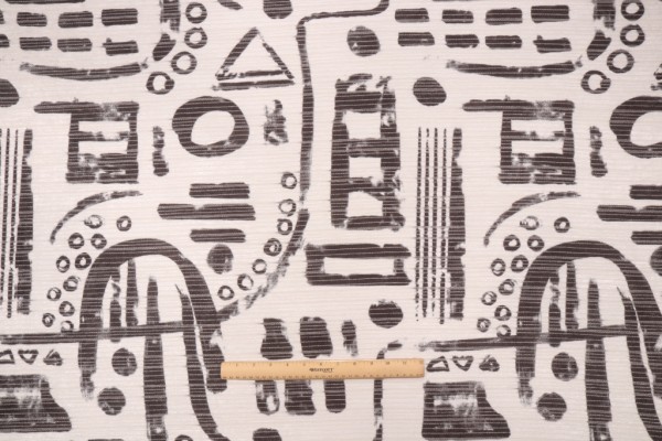 PK Lifestyles Brush Gesture Woven Upholstery Fabric in Shadow