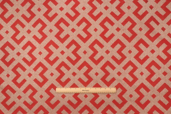Click for 0.5 Yards Hamilton Willis Woven Upholstery Fabric in Scarlet Hamilton Willis Woven Upholstery Fabric in Scarlet