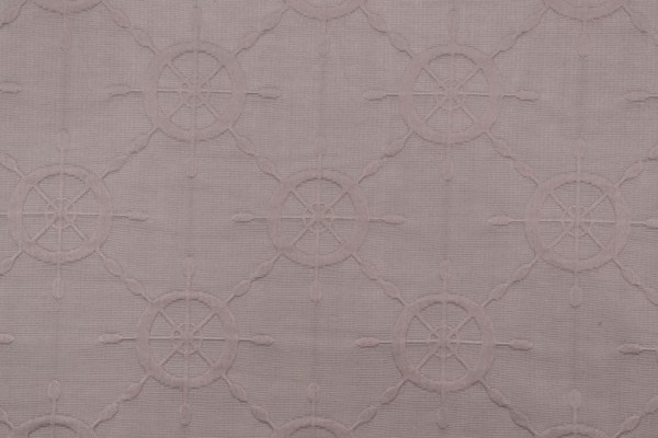 Waverly Ship's Wheel Woven Matelasse Upholstery Fabric in Anchor