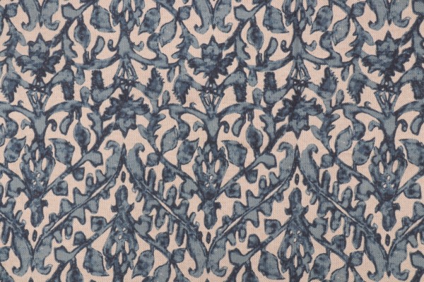 Lacefield Inman-Heavy Basket Printed Cotton Blend Drapery Fabric in Marine