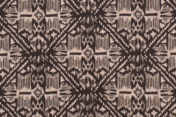 Lacefield Havana Printed Linen Blend Drapery Fabric in Granite