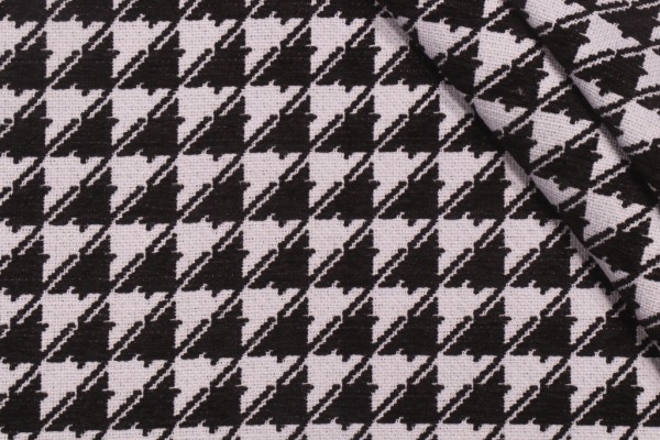 Covington Try Angles Woven Chenille Upholstery Fabric in 99-Onyx