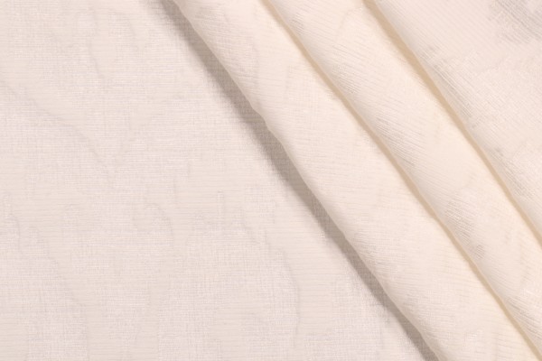 PK Lifestyles Josephine Damask Decorator Fabric in Pearl