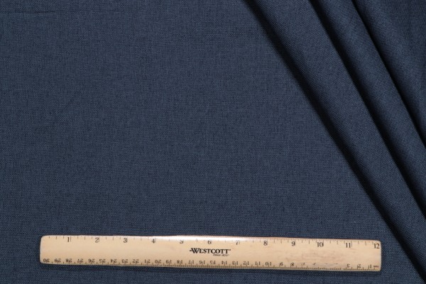 Vision Fabrics Foundation Woven Upholstery Fabric in Denim