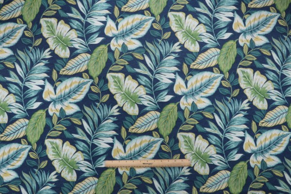 Richloom Goldcoast Printed Polyester Outdoor Fabric in Capri