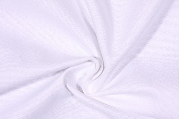 Robert Allen Stellar Solid Cotton Drapery Fabric in Cloud