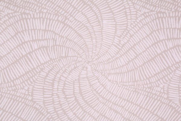 Robert Allen Gibbs Swirl Printed Cotton Drapery Fabric in Linen