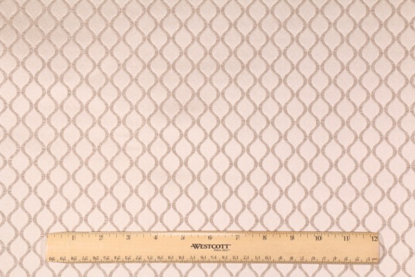 Richloom Nobhill Upholstery Fabric in Ivory