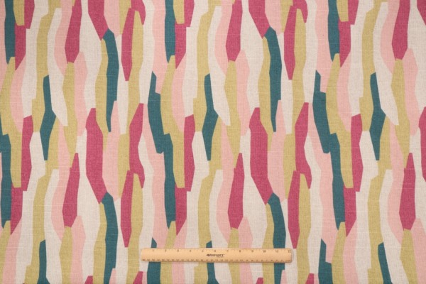 Click for 1.25 Yards Robert Allen Fjord Printed Cotton Drapery Fabric in Everglade Robert Allen Fjord Printed Cotton Drapery Fabric in Everglade