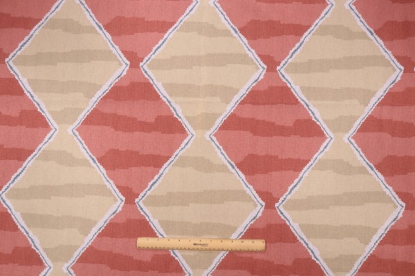 Click for 0.88 Yards Robert Allen Gustavian Printed Cotton Drapery Fabric in Prairie Robert Allen Gustavian Printed Cotton Drapery Fabric in Prairie