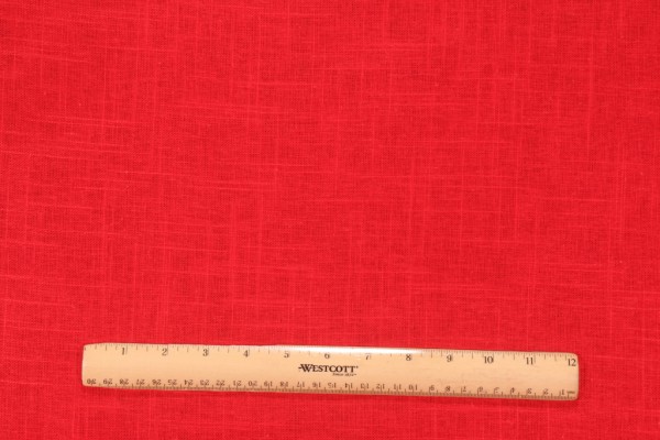 Duralee 32651 Woven Drapery Fabric in 181-Red Pepper