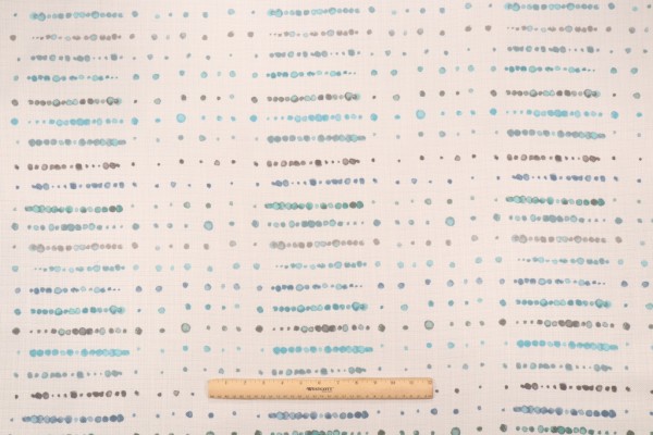 Hamilton Morse Printed Polyester Drapery Fabric in Pool