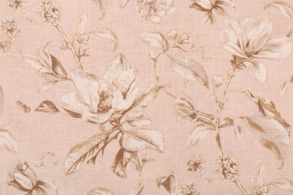 Click for 0.63 Yards Waverly Sweet Bay Printed Linen Blend Drapery Fabric in Cameo Waverly Sweet Bay Printed Linen Blend Drapery Fabric in Cameo