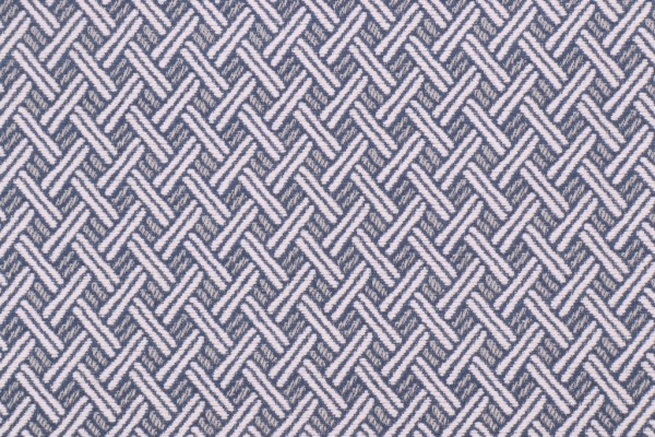 PK Lifestyles Fretwork Woven Upholstery Fabric in Indigo