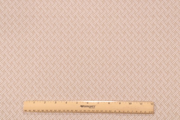 PK Lifestyles Fretwork Woven Upholstery Fabric in Linen
