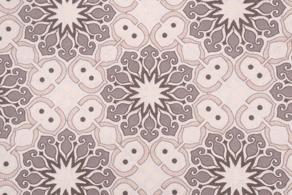 Valiant Fabrics Duster Embroidered Drapery Fabric in Graphite