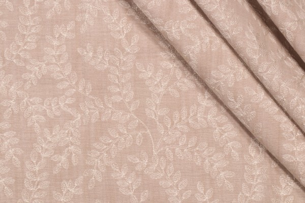 Valiant Fabrics Cordoba Embroidered Drapery Fabric in Natural