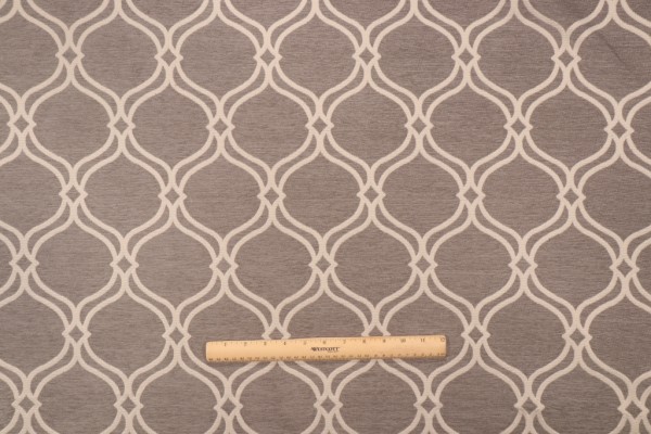 Covington Maderia Woven Chenille Upholstery Fabric in 90-Dove