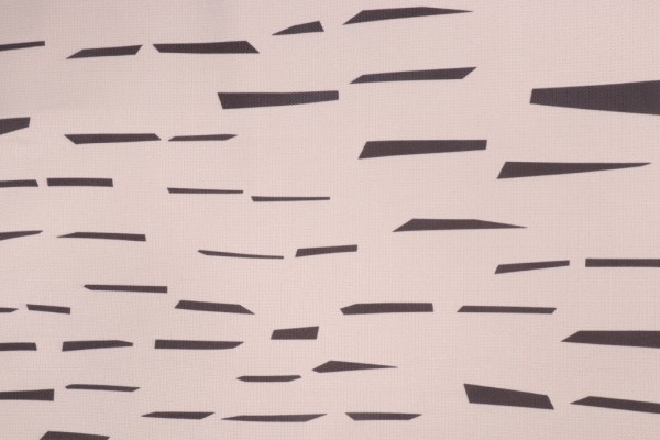 Dayton Printed Polyester 26x26 Inch Pillow Square Fabric in Domino