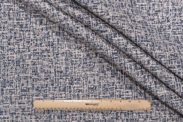 Golding Soundtrack Woven Upholstery Fabric in Ocean