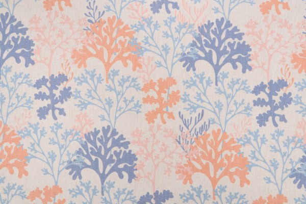 SunReal Sea Reef Printed Outdoor Fabric in Multicolor