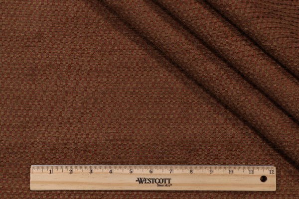 Robert Allen Calistoga BK Woven Chenille Upholstery Fabric in Mahogany