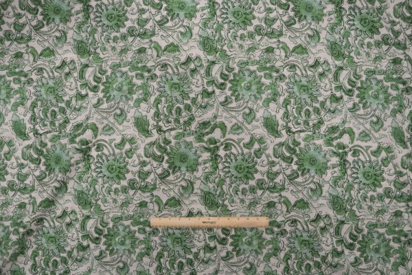 Kaufmann Manado Printed Drapery Fabric in Apple