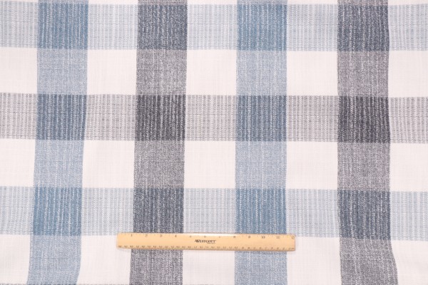 Click for 1.13 Yards Perfomatex Farmhouse Woven High UV Polyester Outdoor Fabric in Navy Blue Perfomatex Farmhouse Woven High UV Polyester Outdoor Fabric in Navy Blue