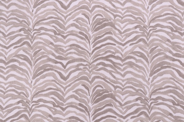 Lacefield Serengeti Printed Cotton Drapery Fabric in Bisque