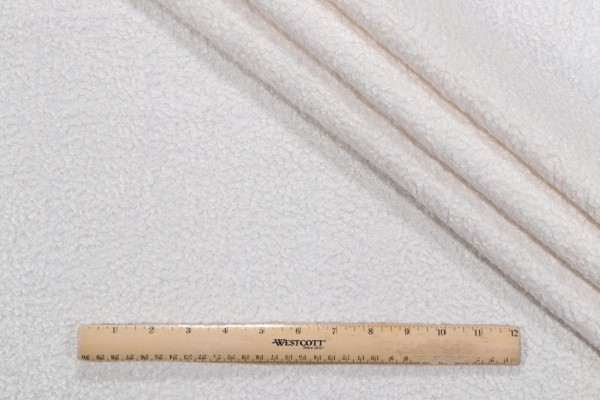 Kaufmann Ooh La La Performance Faux Fur Decorator Fabric in Alabaster