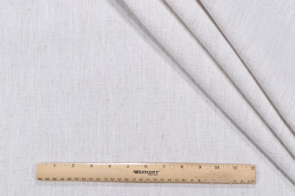 Crypton Nomad High Performance Chenille Upholstery Fabric in Snow