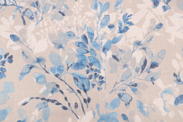 PK Lifestyles Willow Wood Printed Chenille Upholstery Fabric in Luna