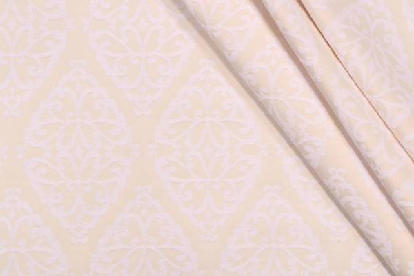 Click for 3.75 Yards Dena Home Stencil Study Woven Damask Decorator Fabric in Shell Dena Home Stencil Study Woven Damask Decorator Fabric in Shell