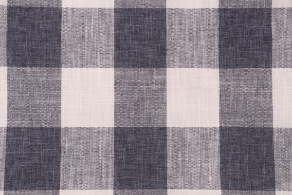 Kaufmann Check Please Woven Upholstery Fabric in Nautical