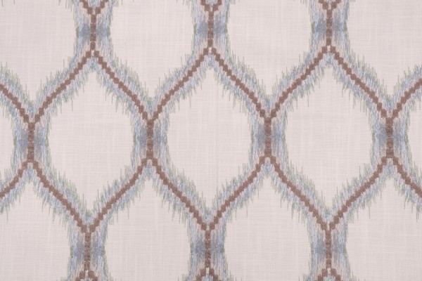 Valiant Fabrics Beckham Embroidered Drapery Fabric in River