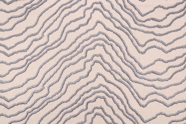 Click for 0.88 Yards Valiant Fabrics Domain Embroidered Drapery Fabric in Glacier Valiant Fabrics Domain Embroidered Drapery Fabric in Glacier