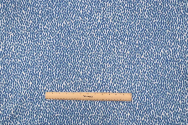 P Kaufmann Arnaud Printed Cotton Twill Drapery Fabric in Capri