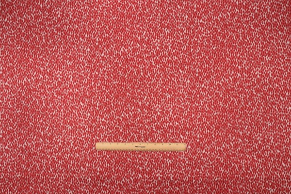 P Kaufmann Arnaud Printed Cotton Twill Drapery Fabric in Cranberry