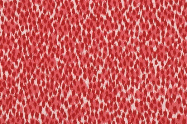 P Kaufmann Arnaud Printed Cotton Twill Drapery Fabric in Cranberry