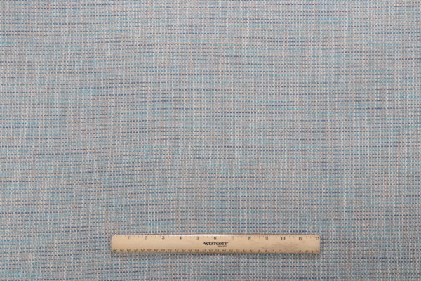 P Kaufmann Heritage Woven Chenille Upholstery Fabric in Blue