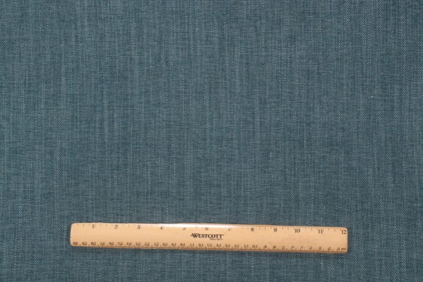 Remy Woven Felt Backed Upholstery Fabric in Teal
