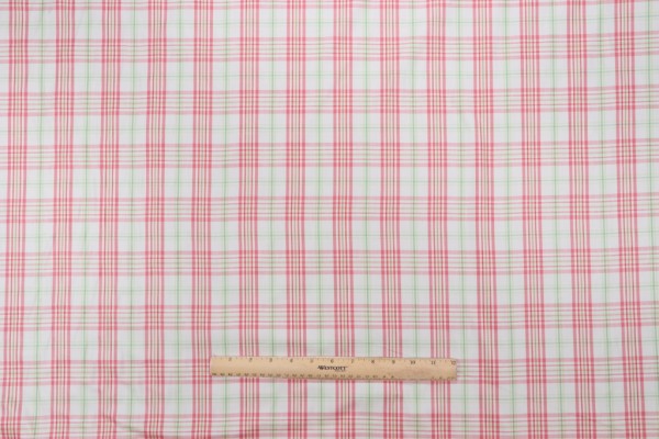 Thibaut Countrys Club Plaid W8302 Woven Decorator Fabric in Coral