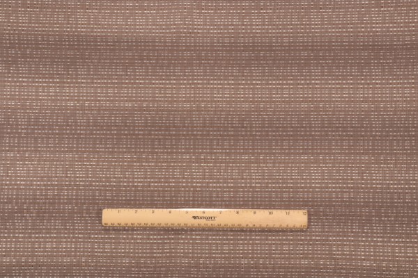 Ombre Stripe Woven Outdoor Fabric in Taupe