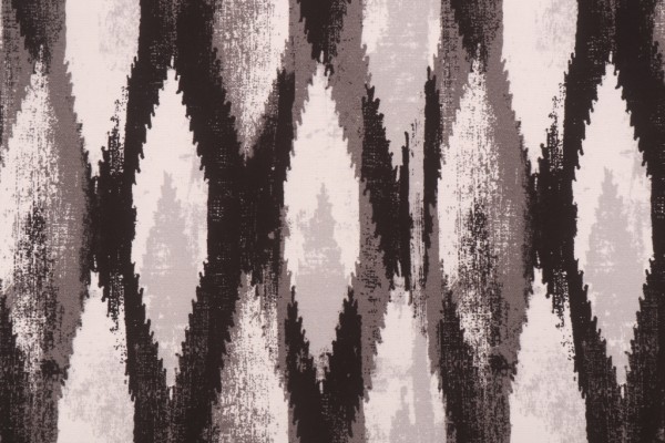 P Kaufmann Bahari Printed Cotton Drapery Fabric in Onyx