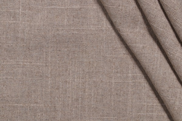 Covington Jefferson Linen Drapery Fabric in 02-Greige